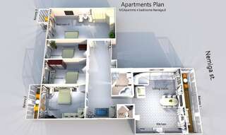 Апартаменты Spacious Luxury Apartments Минск Апартаменты Делюкс-14